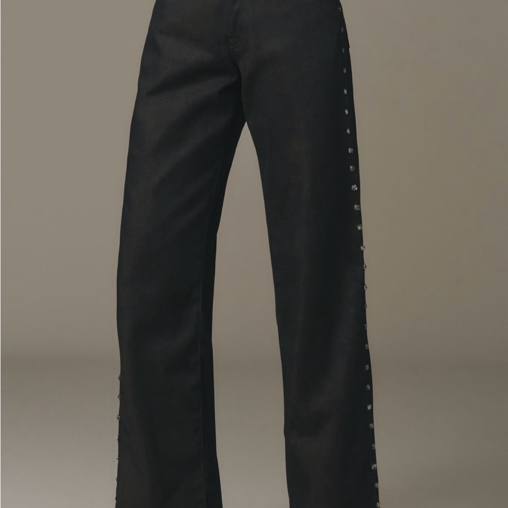 DL1961 Kaylen Embellished High Rise Tapered Jeans